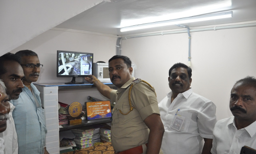 வடவள்ளியில் 35 கண்காணிப்பு காமிராக்கள் பொருத்தம்