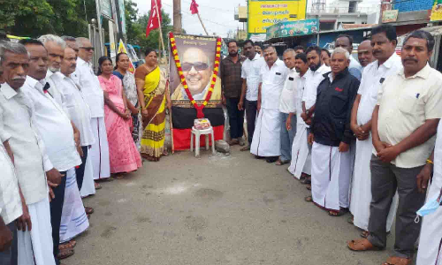 பல்லடத்தில் கருணாநிதி நினைவுநாள் நிகழ்ச்சி