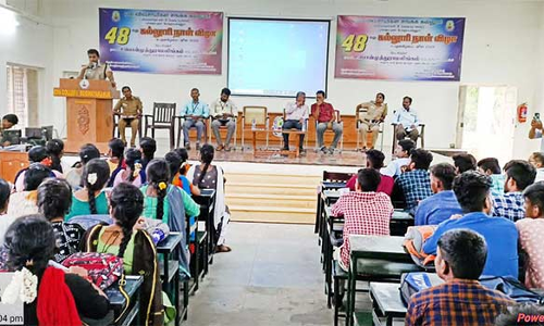 போடியில் போதை தடுப்பு விழிப்புணர்வு கருத்தரங்கு