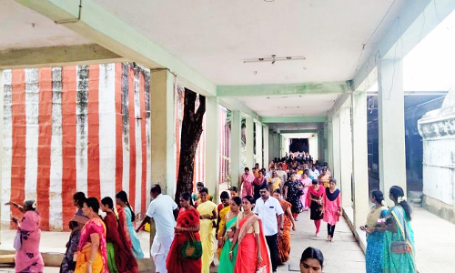 சங்கரன்கோவில் சங்கரநாராயணசாமி கோவிலில் ஆடித்தபசு திருவிழாவை முன்னிட்டு 108 ஆடிச்சுற்று - நாளை  தேரோட்டம் நடக்கிறது