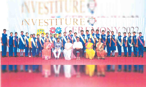 பிரண்ட்லைன் மிலேனியம் பள்ளியில் மாணவ பேரவை நிர்வாகிகள் பதவியேற்பு விழா