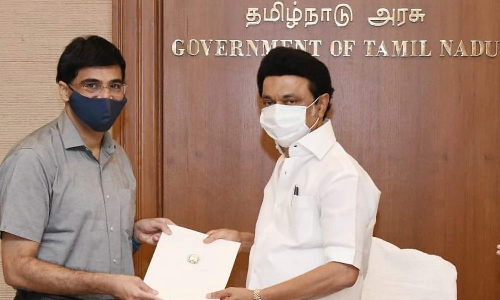 கிராண்ட் மாஸ்டர் விஸ்வநாதன் ஆனந்த்திற்கு, முதலமைச்சர் மு.க.ஸ்டாலின் வாழ்த்து