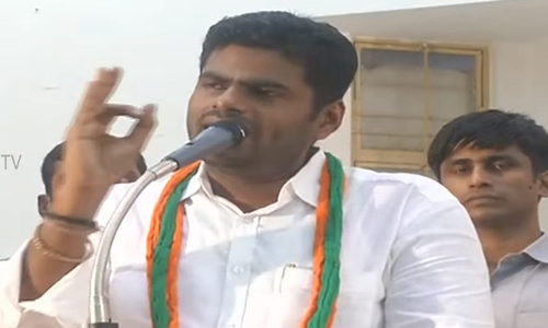 இலவச, வேட்டி சேலை திட்டத்திற்கு மூடு விழா நடத்த தமிழக அரசு திட்டம்-  அண்ணாமலை