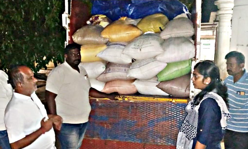ஒரே நாளில் 7 டன் ரேசன் அரிசி பறிமுதல்