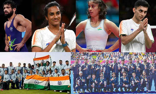 காமன்வெல்த் போட்டி: சிகரம் தொட்ட இந்திய வீரர்கள்