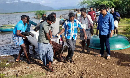 நீரில் மூழ்கிய வாலிபர் உடல் இன்று மீட்பு