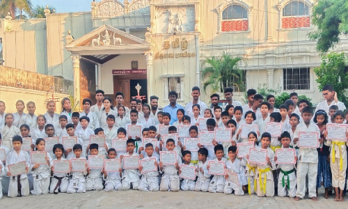 மாநில அளவிலான கராத்தே பயிற்சி முகாம்