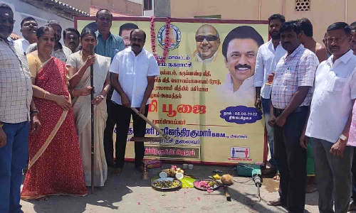 பல்லடம் நகராட்சி 15வது வார்டு பகுதியில் குடிநீர் குழாய் விரிவாக்கப் பணி  தொடக்கம்