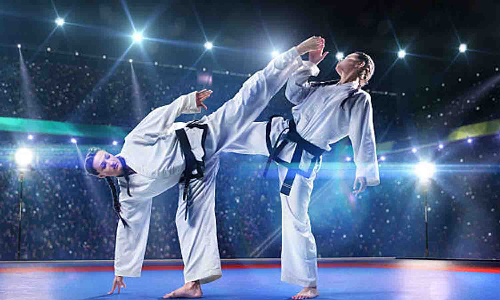 உடுமலையில் கராத்தே போட்டியில் வெற்றி பெற்றவர்களுக்கு பரிசு