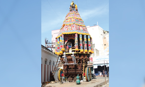சேலம் குகை மாரியம்மன், காளியம்மன் கோவிலில் நாளை வண்டி வேடிக்கை