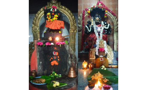 பழைய கொத்தூரில்   அனுமந்தராய சுவாமி, செல்வ காளியம்மன்   கோவிலில் சிறப்பு பூஜை