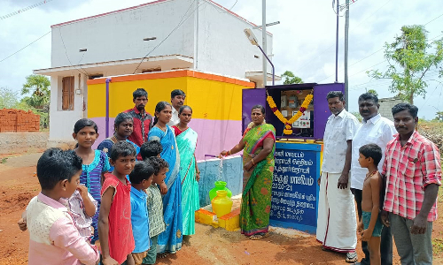 புதிய குடிநீர் தொட்டி திறப்பு