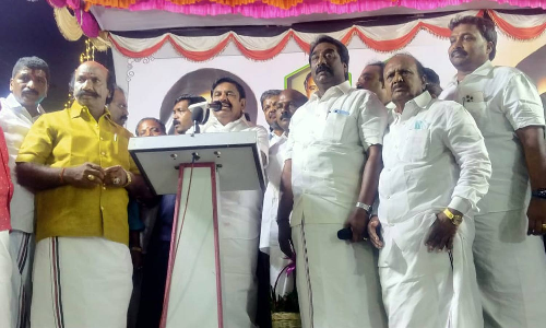 வழக்குகள் போடுவதால் அ.தி.மு.க.வை அடக்க முடியாது- எடப்பாடி பழனிசாமி பேச்சு