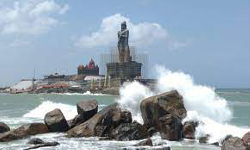 கன்னியாகுமரியில் கடல்நீர்மட்டம்திடீர்தாழ்வு - விவேகானந்தர் மண்டபத்துக்கு படகு போக்குவரத்து 1 மணி நேரம் தாமதம்