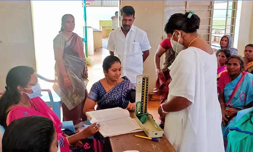 தூய்மை பணியாளர்களுக்கு மருத்துவ முகாம்