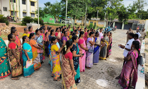 சத்துணவு ஊழியர்கள் ஆர்ப்்பாட்டம்