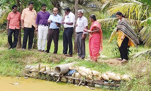 களப்பணிகள் குறித்து கூடுதல் இயக்குனர் ஆய்வு