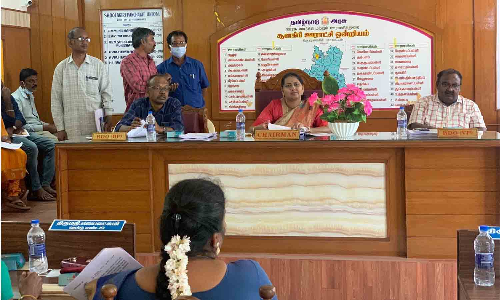 சூளகிரி வட்டார வளர்ச்சி அலுவலகத்தில்   ஒன்றிய குழு சிறப்பு கூட்டம்