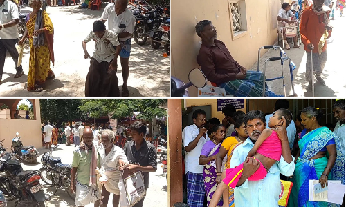 வந்தவாசியில் மாற்றுத்திறனாளிகள் முகாம் இடத்தை மாற்றியதால் அலைகழிப்பு