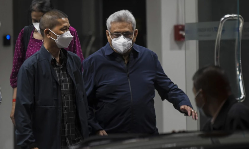 தாய்லாந்து சென்ற கோத்தபய ராஜபக்சே ஓட்டல் அறையிலேயே தங்கியிருக்க உத்தரவு