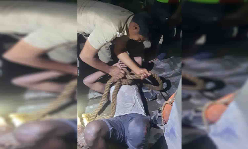 குடிபோதையில் கிணற்றுக்குள் விழுந்தவரை உயிருடன் மீட்ட தீயணைப்பு துறையினர்