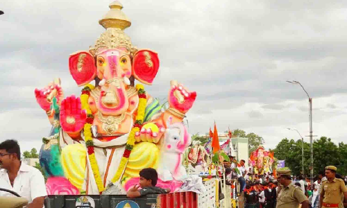 விநாயகர் சதுர்த்தி விழா திருப்பூரில் ஊர்வலம் நடைபெறும் பகுதிகளில் போலீசார் ஆய்வு