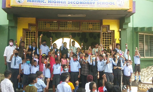 இலஞ்சி பாரத் மாண்டிசோரி பள்ளியில் ரக்‌ஷா பந்தன் விழா கொண்டாட்டம்