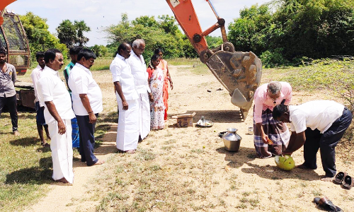 அம்ருத் சரோவர் திட்டத்தின் கீழ் புதிய குளம்