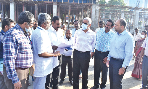 அரசு கூடுதல் தலைமை செயலாளர் சிவ்தாஸ்மீனா ஆய்வு