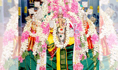 சித்திபுத்தி தெட்சணாமூர்த்தி விநாயகர்   கோவிலில் விநாயகர் சதுர்த்தி பிரமோற்சவ விழா