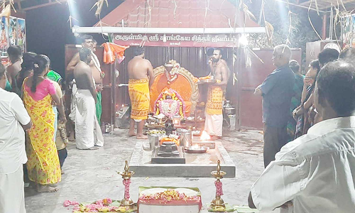 நாகூர் காங்கேயர் சித்தர் பீடத்தில் ஆடி மாத பவுர்ணமி பூஜை