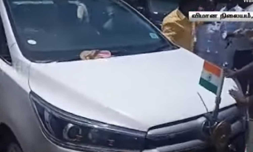 அமைச்சர் பி.டி.ஆர் கார் மீது செருப்பு வீசப்பட்ட சம்பவம் - 6 பேருக்கு நீதிமன்ற காவல்