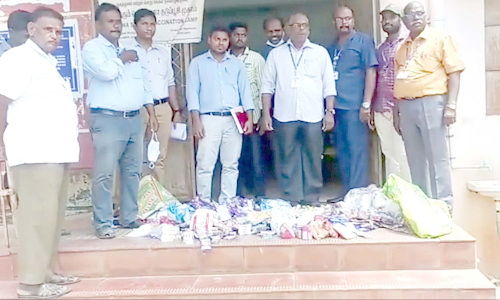 ரூ.50 ஆயிரம் மதிப்பு புகையிலை பொருட்கள் பறிமுதல்