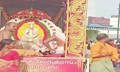 சுசீந்திரத்தில் ராகவேந்திரர் பவனி