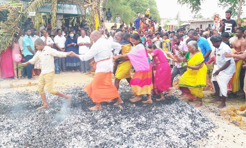 செங்கம் திரவுபதி அம்மன் கோவிலில் தீமிதி விழா