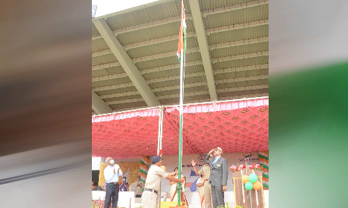 சென்னை துறைமுகத்தில் சுதந்திர தின விழா கொண்டாட்டம்