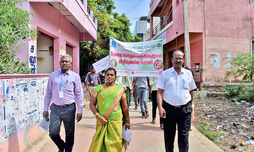 வள்ளியூர் அருகே போதை பொருள் எதிர்ப்பு விழிப்புணர்வு பேரணி
