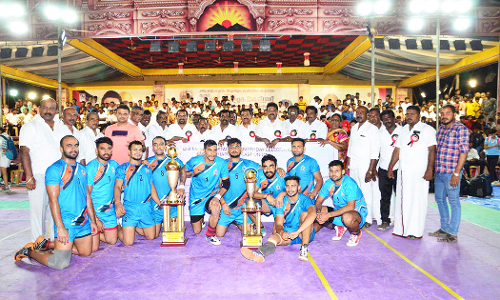 அகில இந்திய கபடி போட்டியில் சென்னை அணி சாம்பியன்