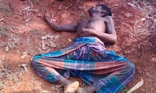 உளுந்தூர்பேட்டை அருகே வயல்வெளியில் பிணமாக கிடந்த வாலிபர் கொலையா?  போலீசார் விசாரணை
