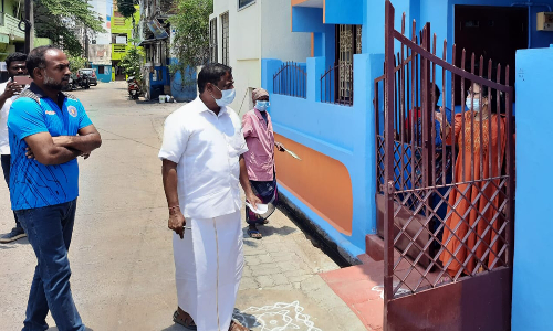 குறை கேட்ட நேரு எம்.எல்.ஏ.