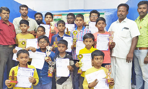 பாவூர்சத்திரத்தில்  மாநில அளவிலான சதுரங்கப்போட்டி