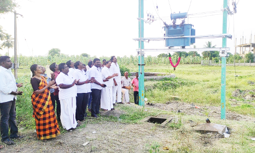 புதிய மின் மாற்றி தொடக்கம்