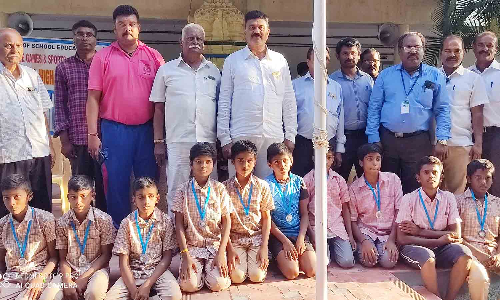 ஓசூரில்,  வடக்கு சரக அளவிலான கைப்பந்து போட்டிகள்