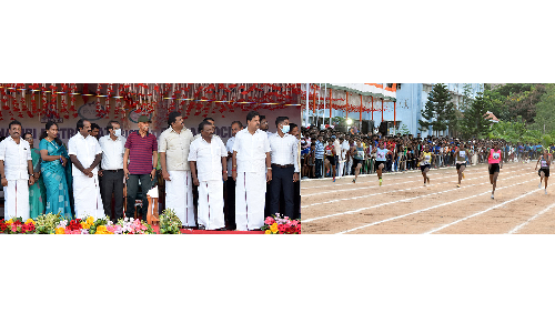 ஜூனியர் தடகள சாம்பியன்ஷிப் போட்டிகள்-  அமைச்சர் தொடங்கி வைத்தார்