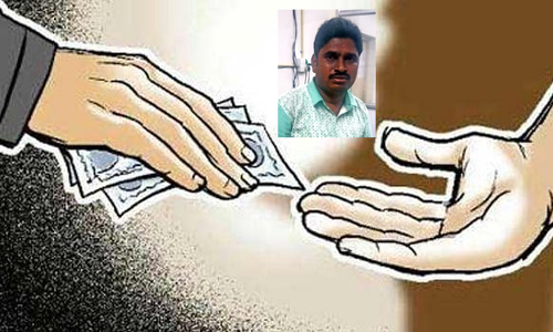 சங்ககிரியில் பரபரப்பு நிலத்தை அளக்க  ரூ. 2000 லஞ்சம் வாங்கிய சர்வேயர் சிறையில் அடைப்பு