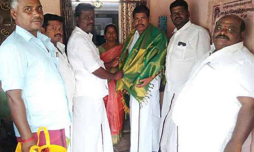 புதிய தி.மு.க. நிர்வாகிக்கு வாழ்த்து