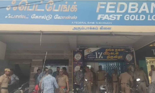 அரும்பாக்கம் வங்கி கொள்ளை வழக்கு- போலீசிடம் சத்தியம் வாங்கிய கொள்ளையன்