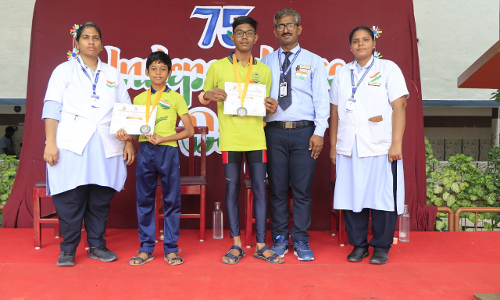 மாணவர்கள் யோகாசன போட்டி