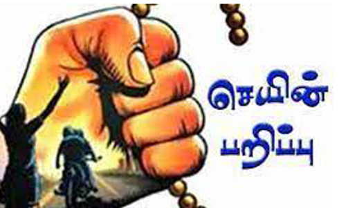 மூதாட்டியிடம் 6 பவுன் சங்கிலி பறிப்பு