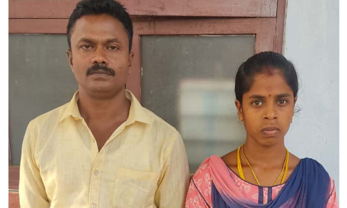 போலீசில் தஞ்சமடைந்த காதல் ஜோடி